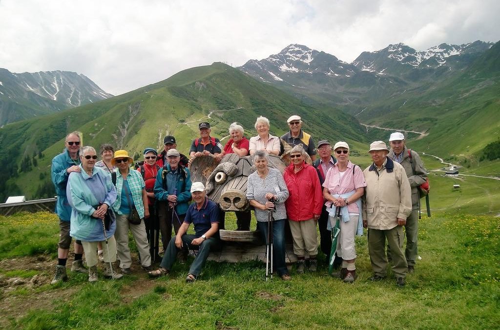 Jedermannturner „Fit ab 50“: 10-jähriges Jubiläum der Serfaus-Wanderer